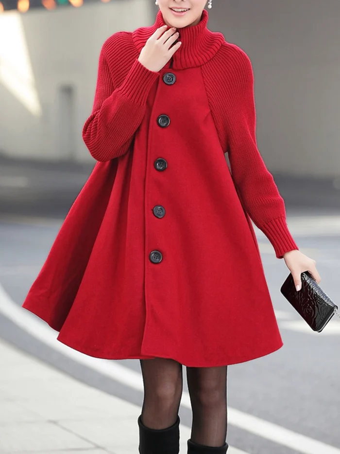 Sylis | Long coat in plus size