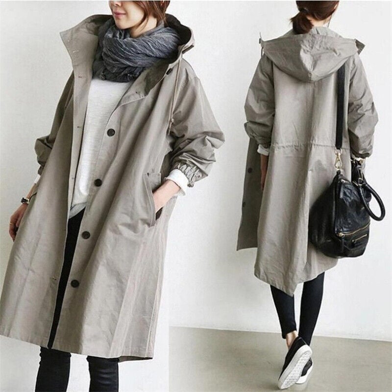 Sylis | Women's hooded trench coat