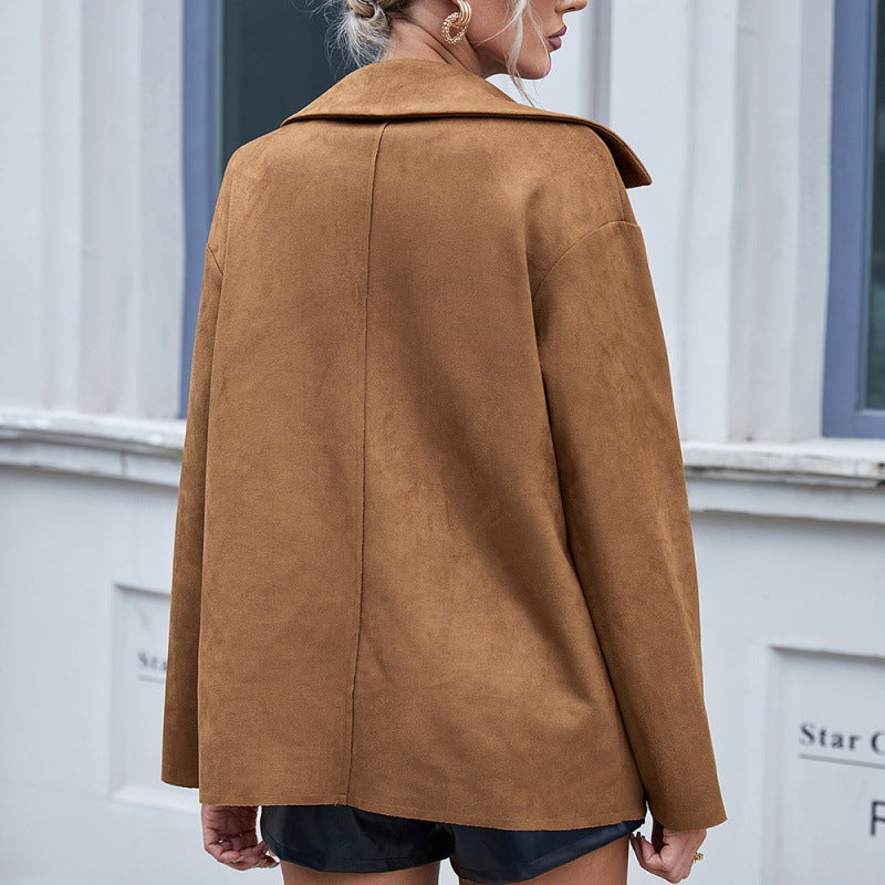 Sylis | Urban Elegance Vegan Suede Jacket