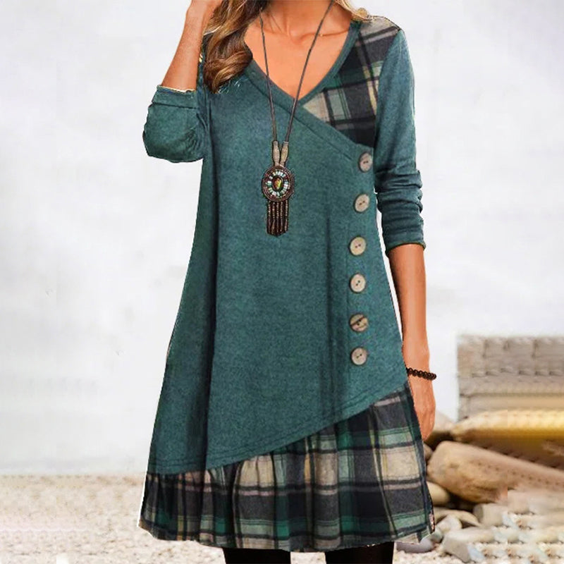 Sylis plaid long sleeve