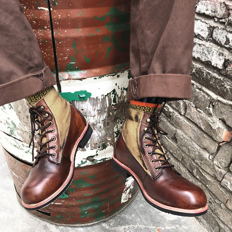 Sylis of genuine leather