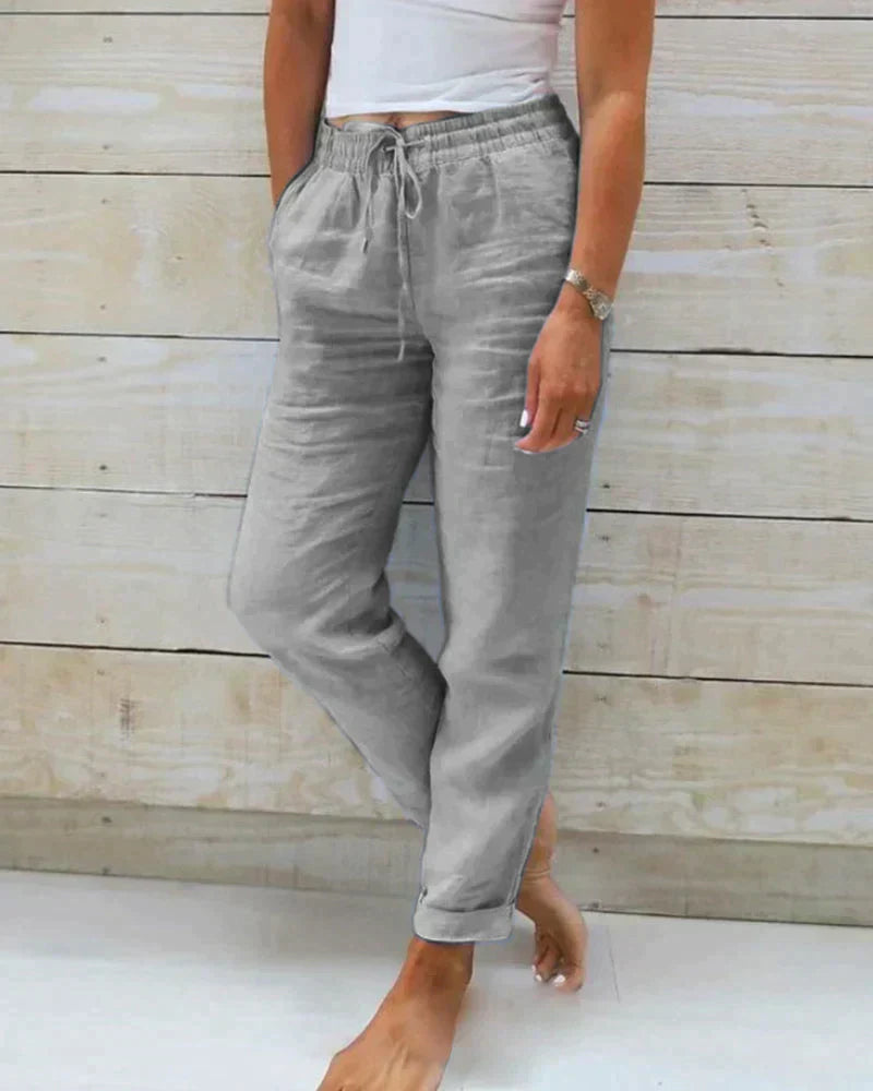 Sylis-Mode | Lufty linen pants for summer