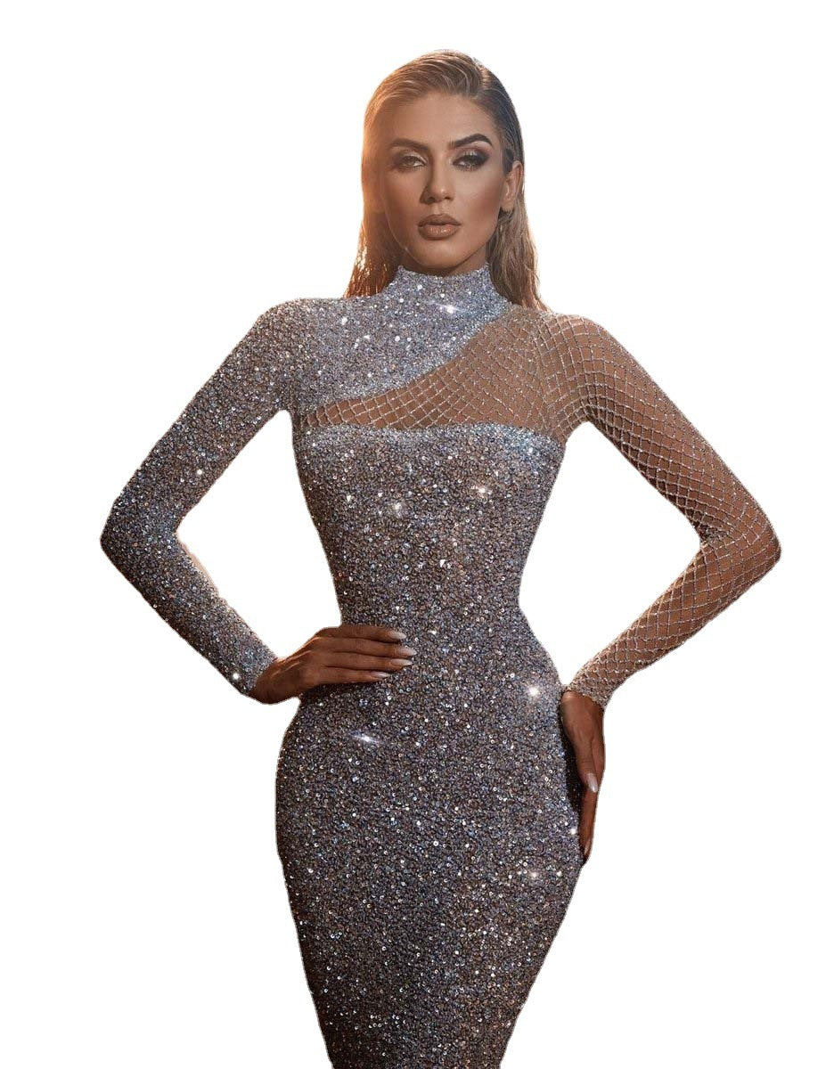 Sylis luxurious off-shoulder sequins