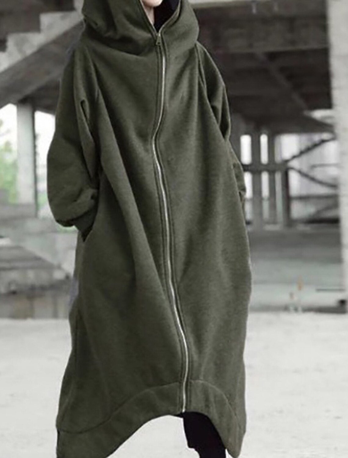 Sylis-Mode | Elegance Versatile Long Coat With Hood