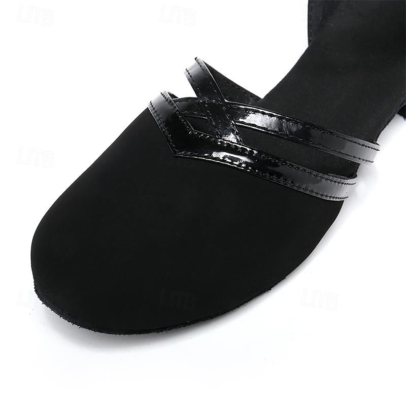 Sylis-Mode | Modern dance shoes for women black high-quality suede