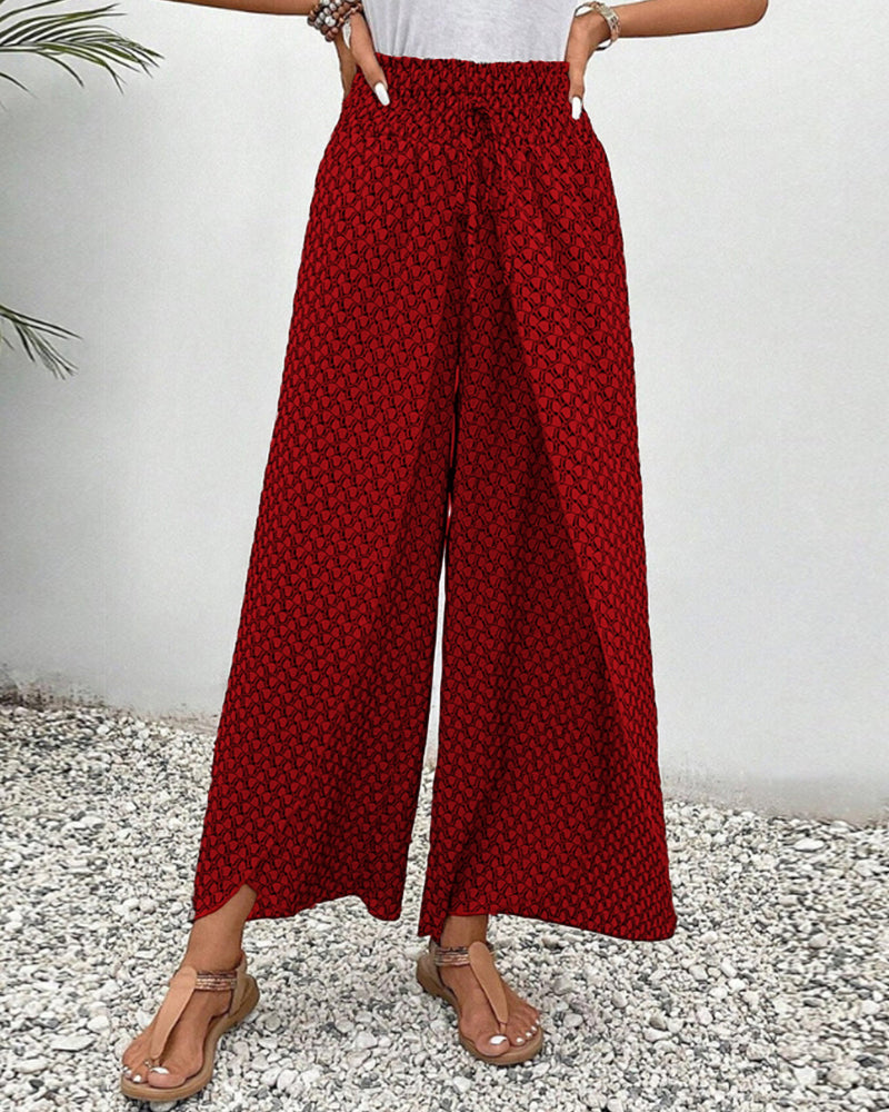 Sylis | Women's pants with geometric print