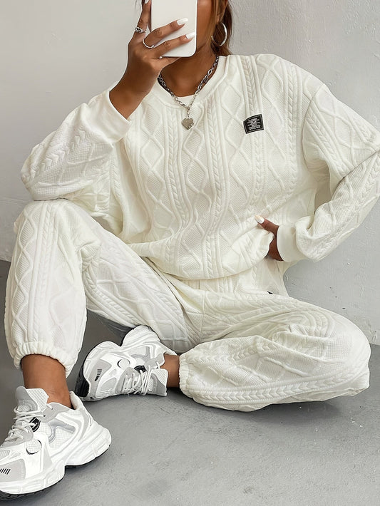 Sylis | Cable Knit Lounge Set