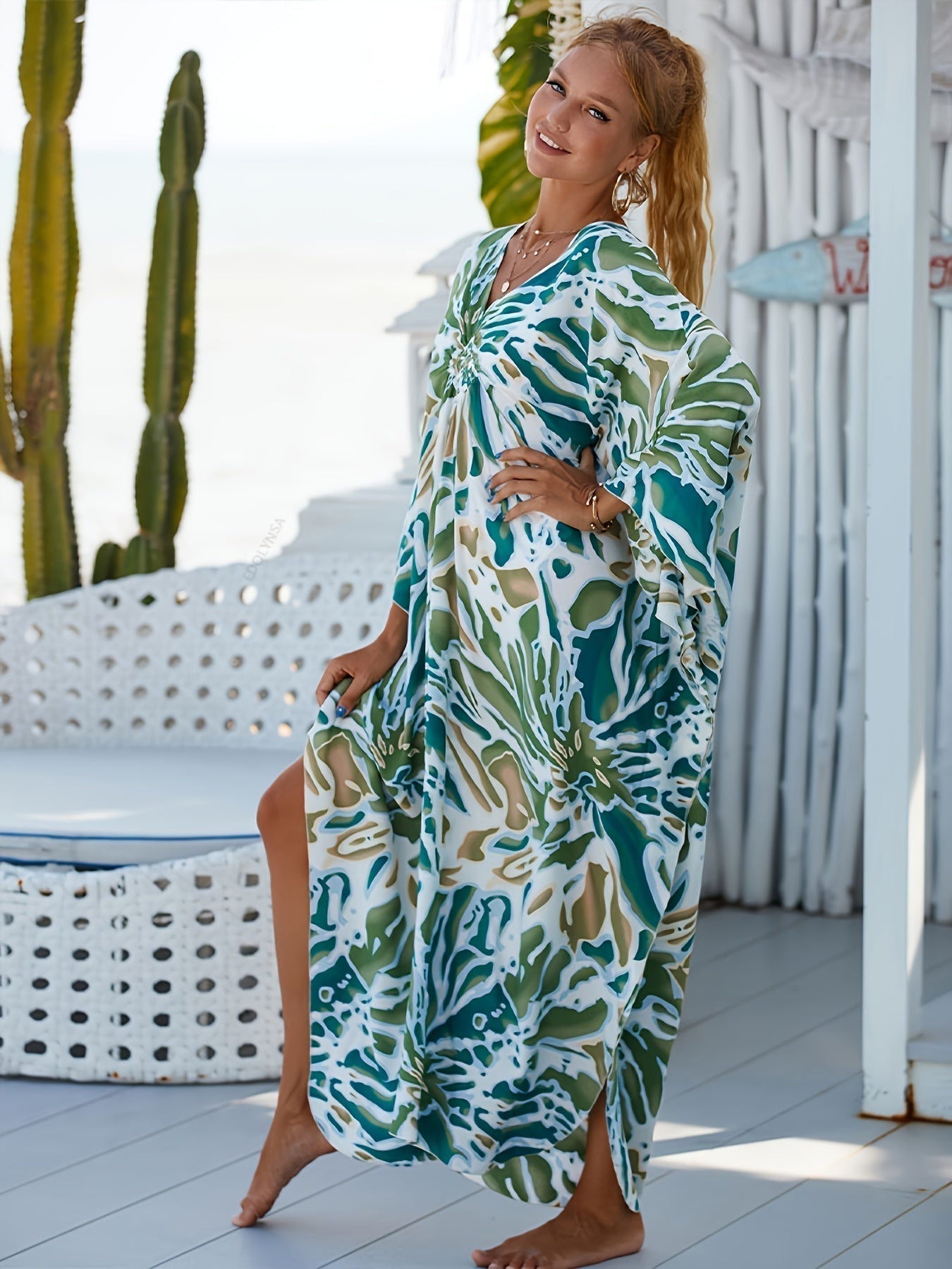 Sylis | Breathable Tropical Bamboo Dress