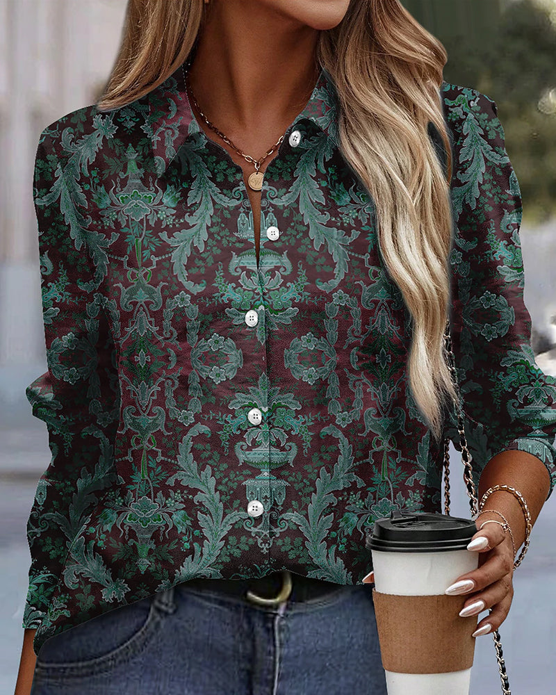 Sylis | Timeless Unique Patterned Blouse