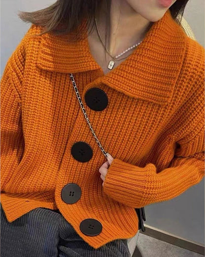 Sylis | Cardigan with large buttons for women