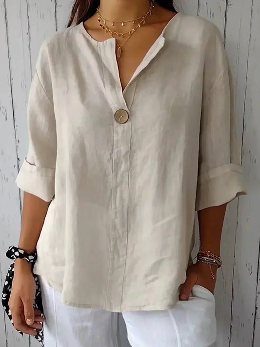 Sylis | Casual V Neck Shirt