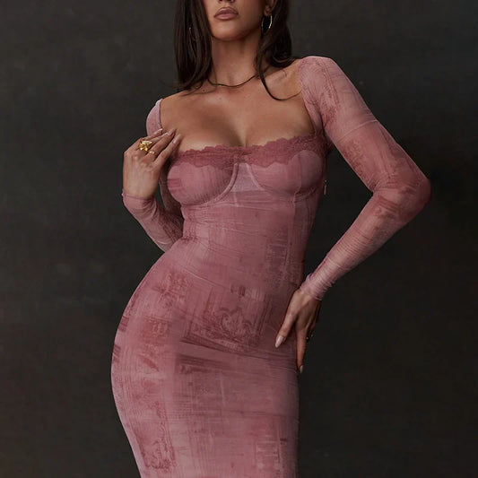 Sylis | Elegant Pink Dress