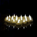 100-Piece: White LED Candles Tea Light