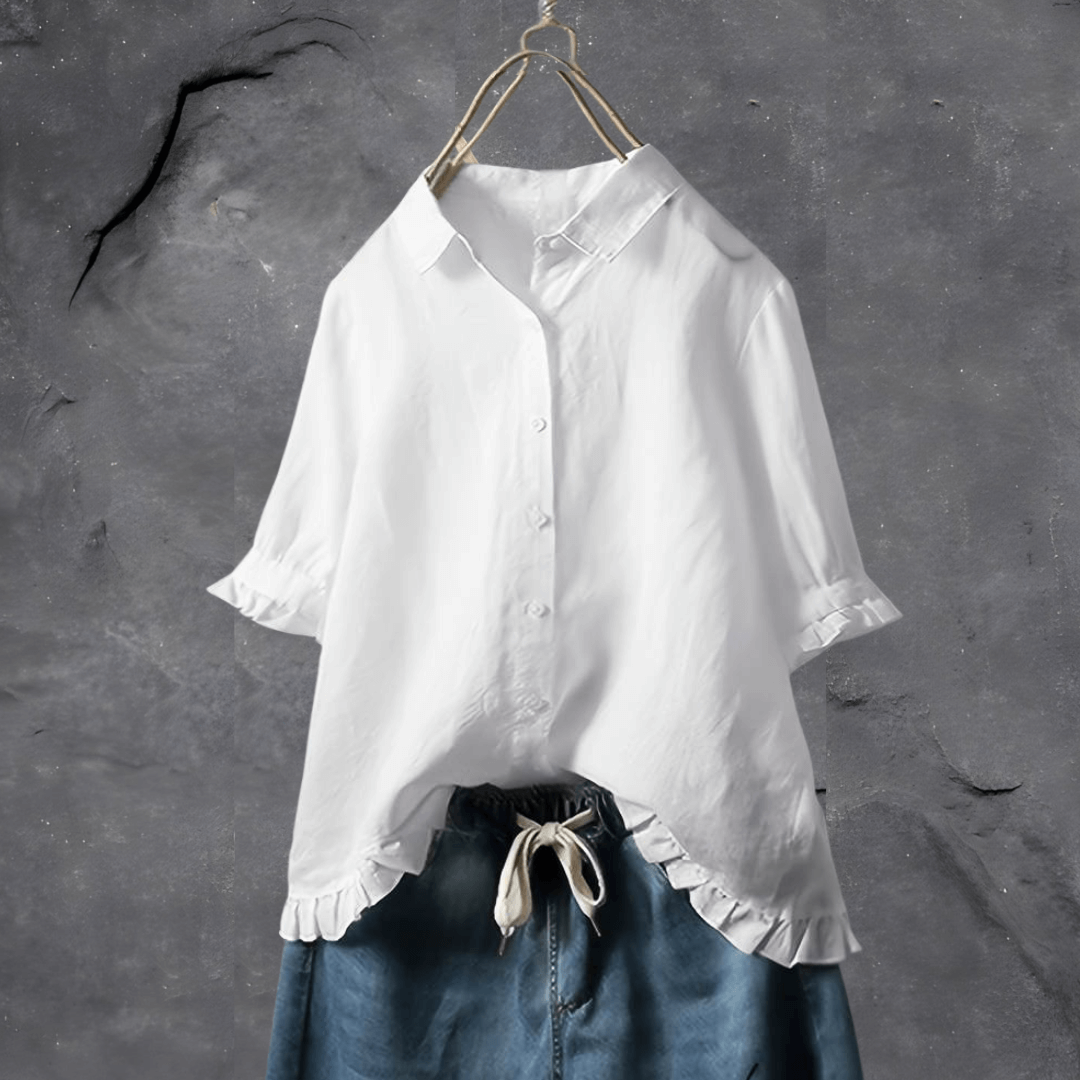 Sylis | Stylish Loose-Fit Button-Down Shirt