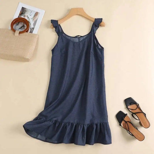 Sylis | Women's Bohemian Denim Dress