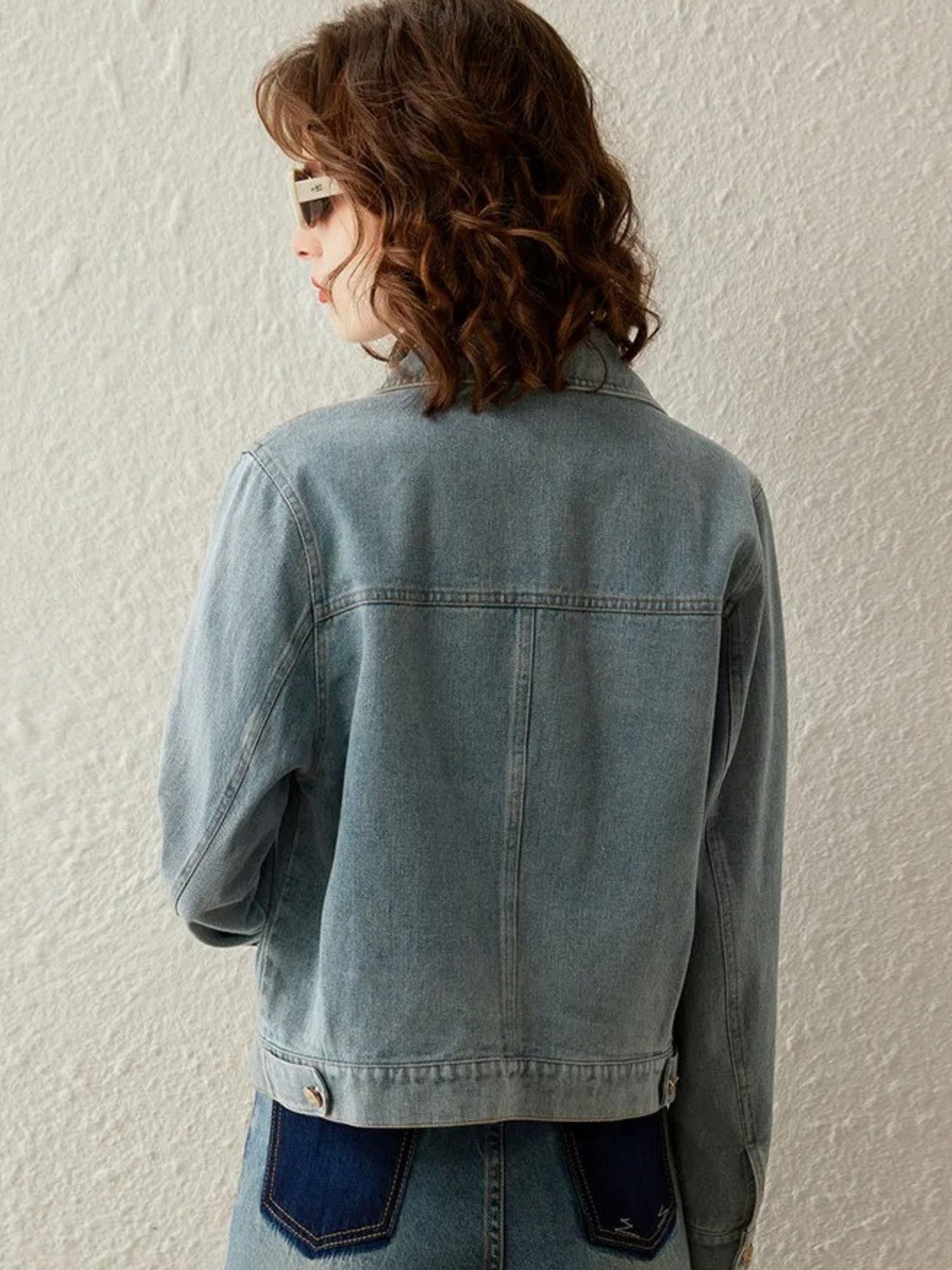 Studded Retro Denim Jacket