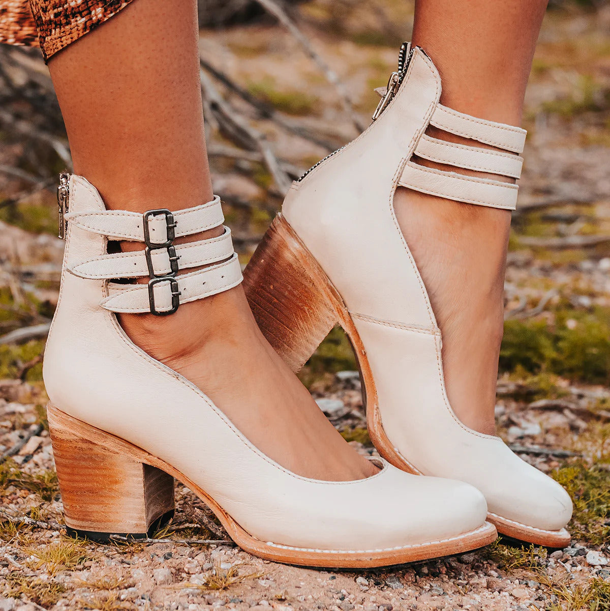 Sylis | Strapped Block Heel Shoes