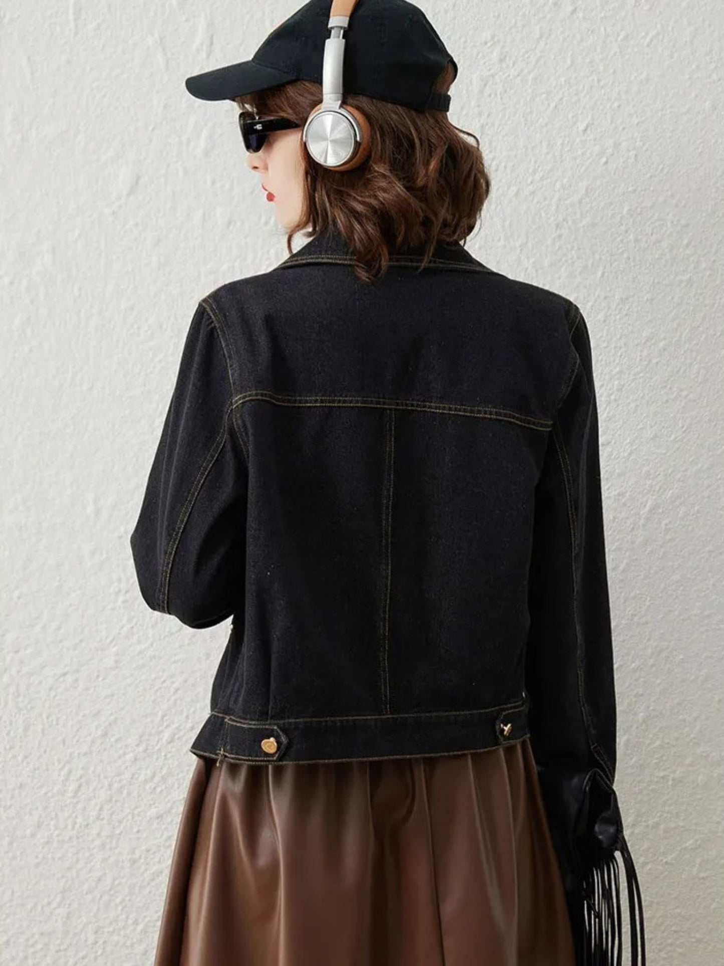 Studded Retro Denim Jacket