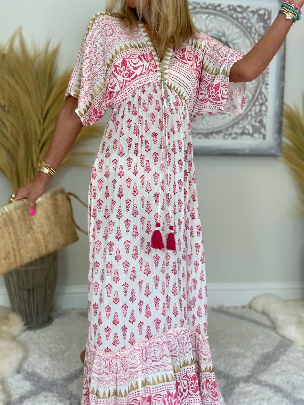 Sylis | Women Ethno Pattern Maxi Dress