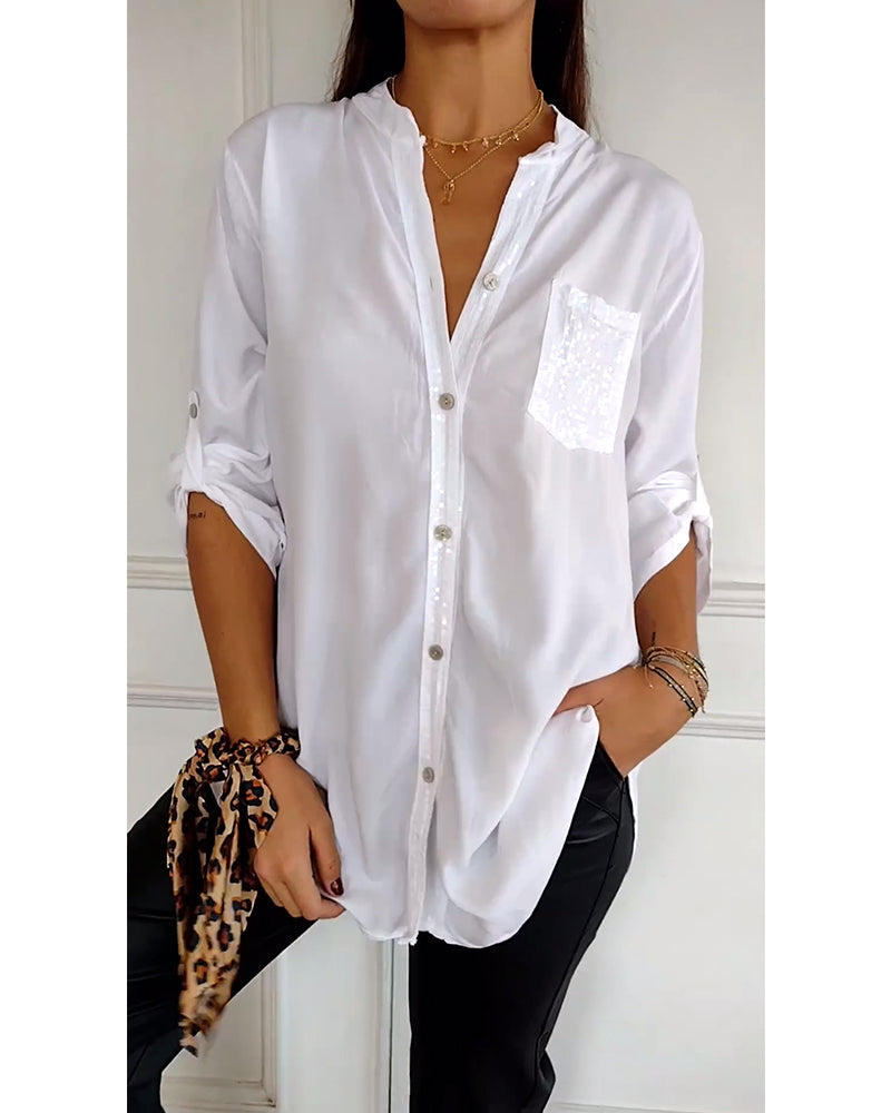 Sylis | V-Neck Casual Top