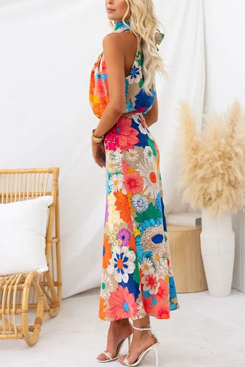 Sylis | Vibrant Floral Maxi Dress