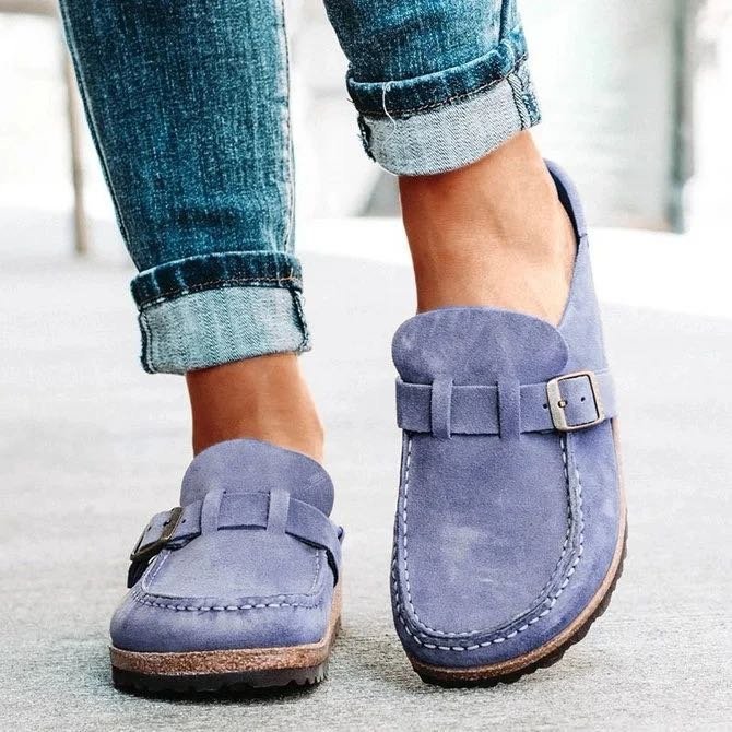 Sylis - Frosted Comfortable Mules for Everyday Style