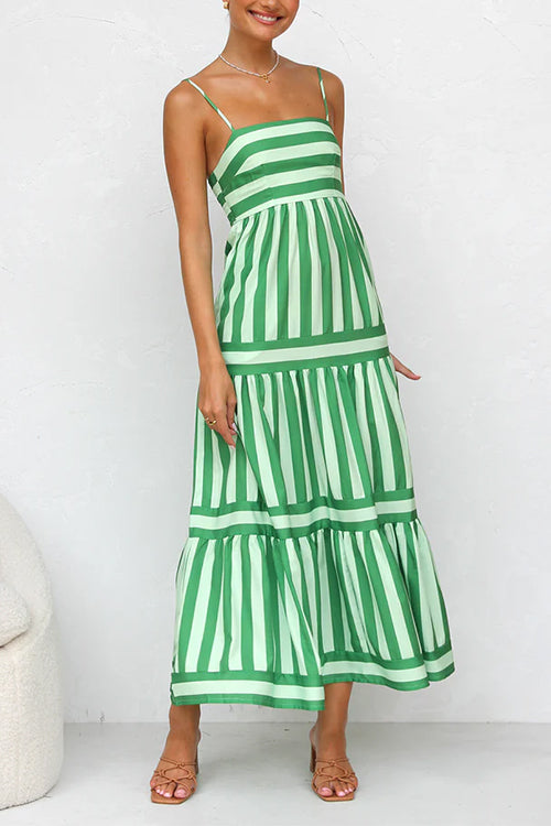 Sylis | Striped Maxi Dress