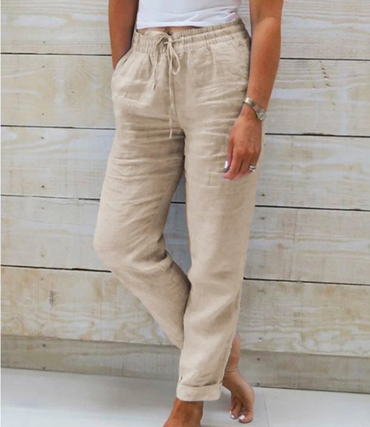 Sylis | Comfortable Waist Elastic Pants