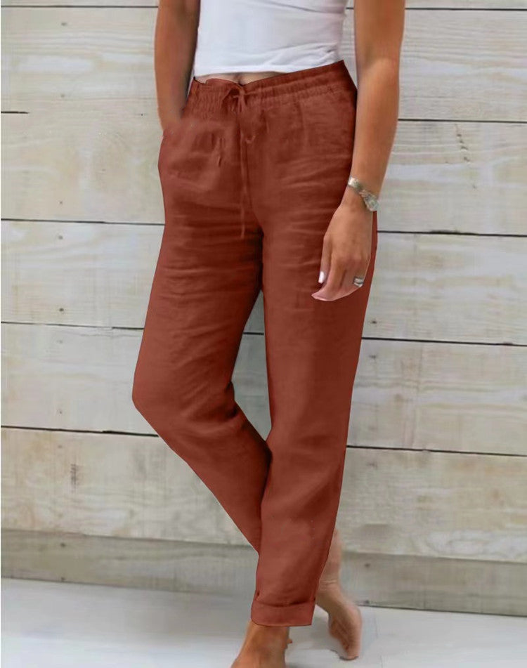 Sylis | Comfortable Waist Elastic Pants