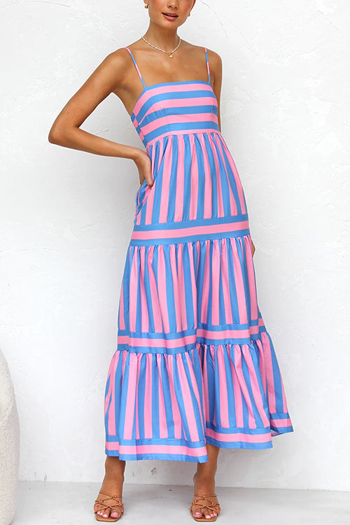 Sylis | Striped Maxi Dress