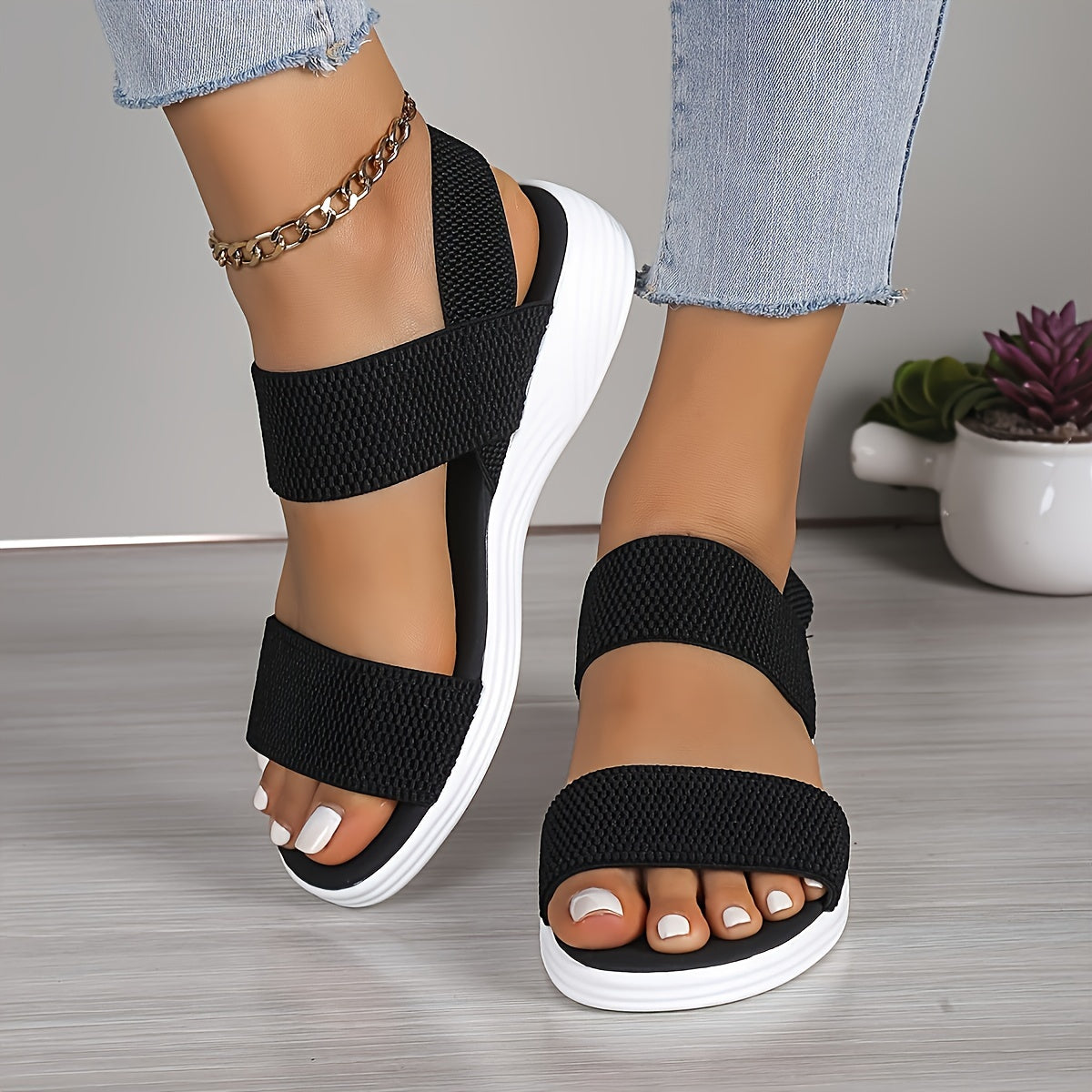 Sylis| Lightweight Stretch Sandals