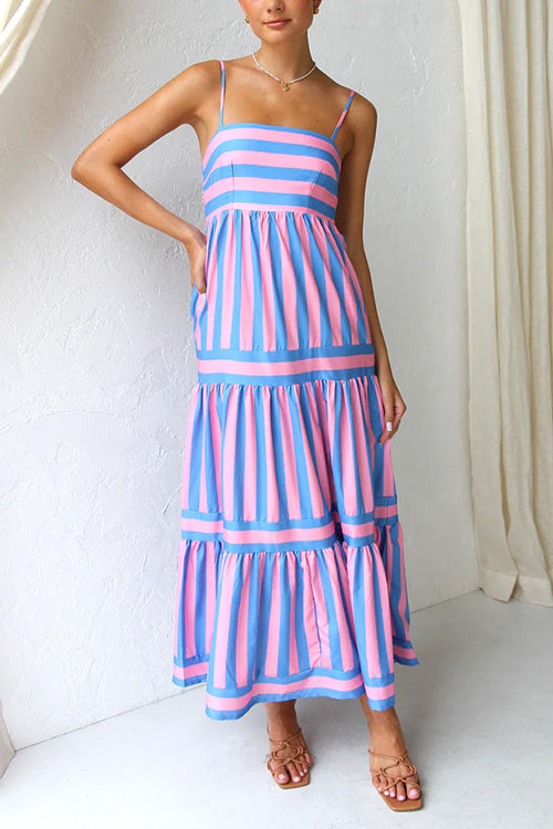 Sylis | Striped Maxi Dress