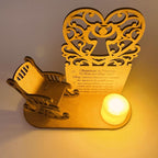 Christmas memorial candles ornament to remember loved ones