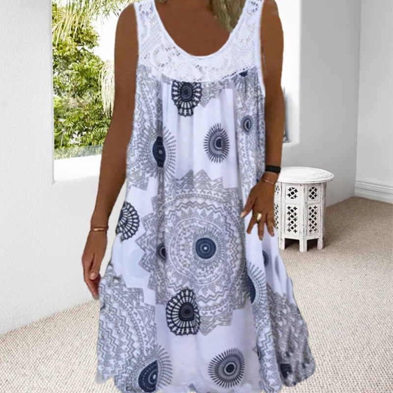 Sylis | Sleeveless Plus Size Summer Dress