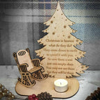 Christmas memorial candles ornament to remember loved ones