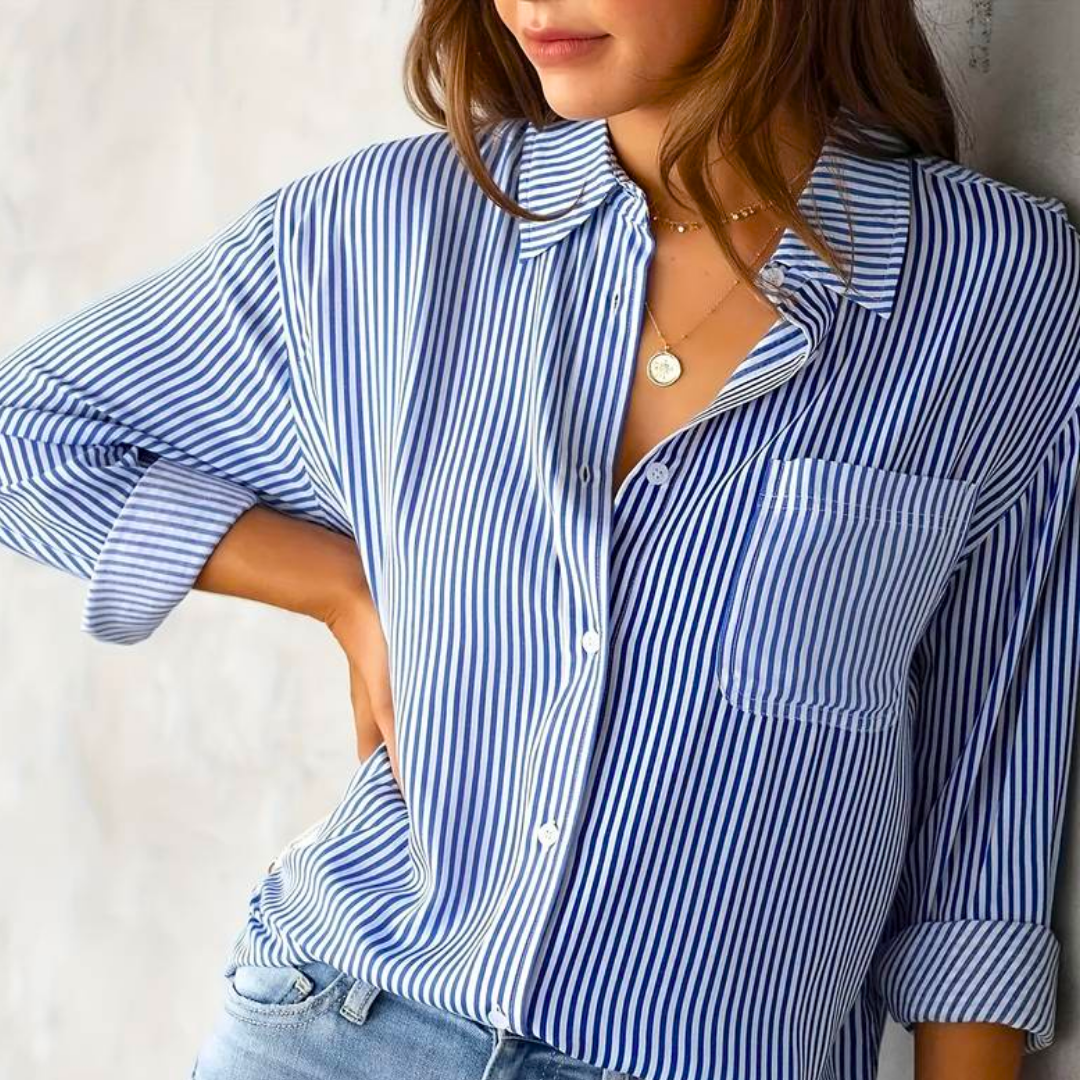 Sylis | Comfortable Classic Button Down Blouse