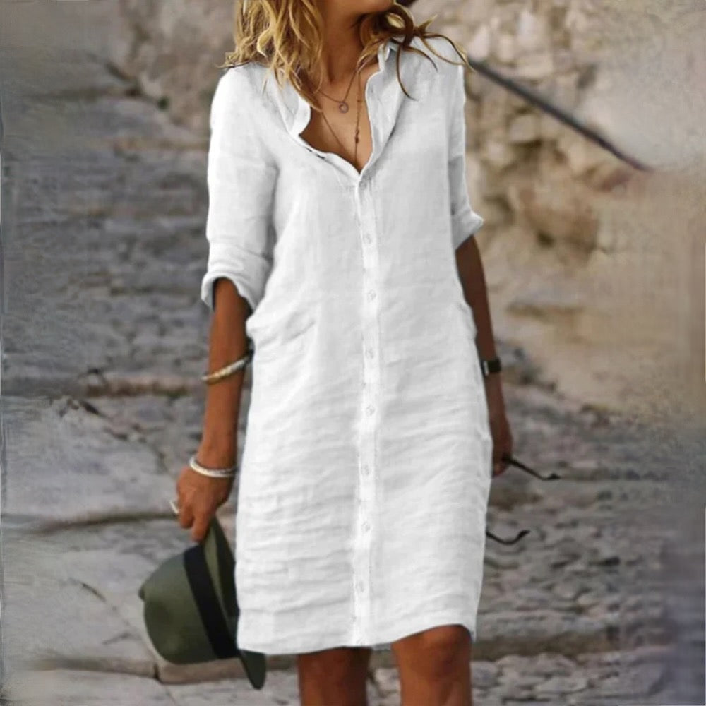 Sylis | Linen Summer Dress