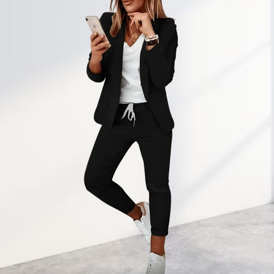 Sylis of blazer and elegant pants