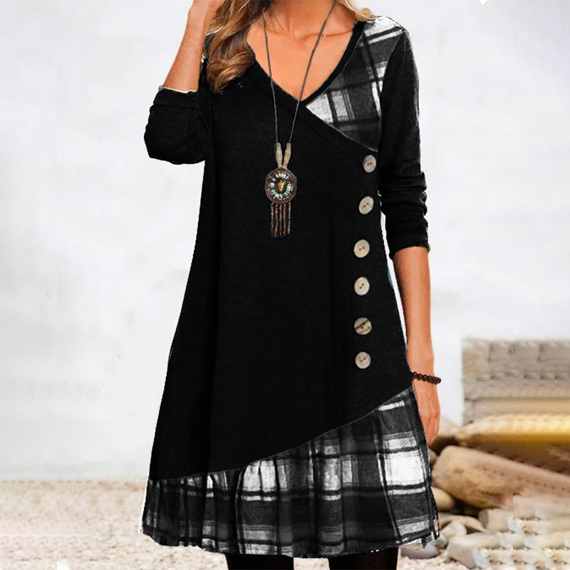 Sylis plaid long sleeve