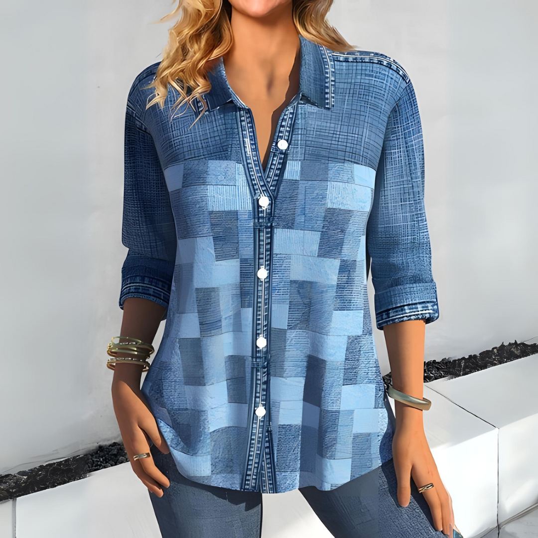 Sylis | Stylish Checked Women's Top