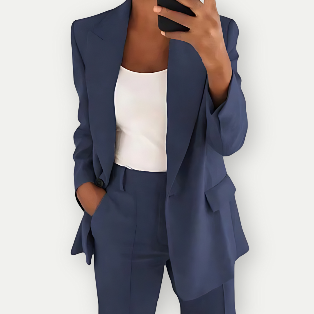 Sylis | Plain Women's Blazer Set