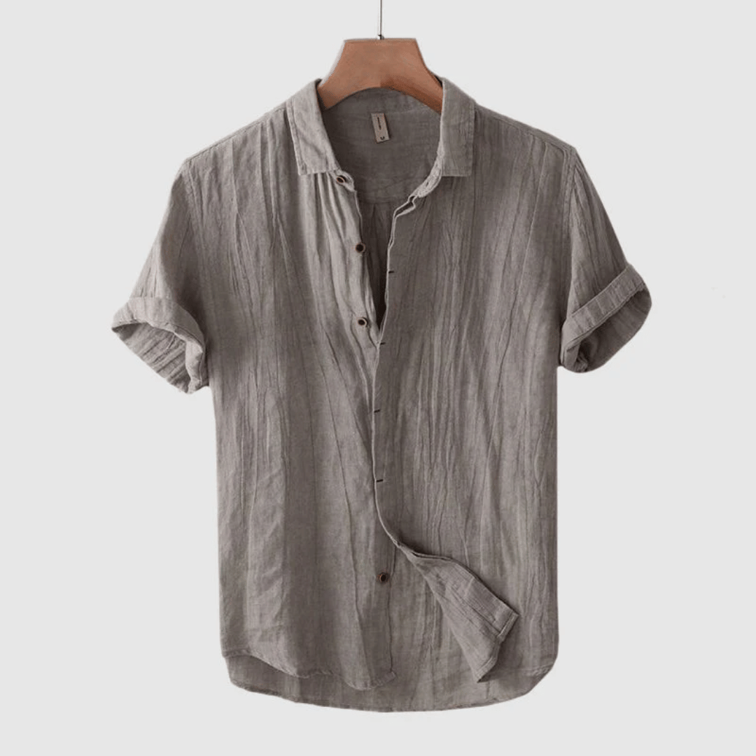 Sylis | Short Sleeve Linen Shirt