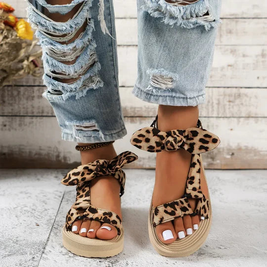 Sylis | Stylish Leopard Print Sandals