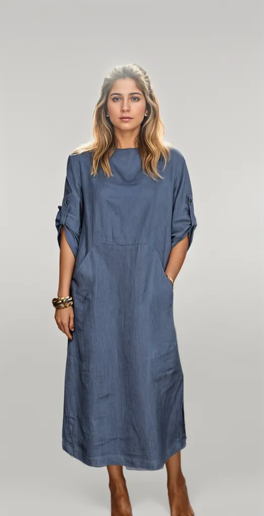 Sylis | Linen dress with pockets