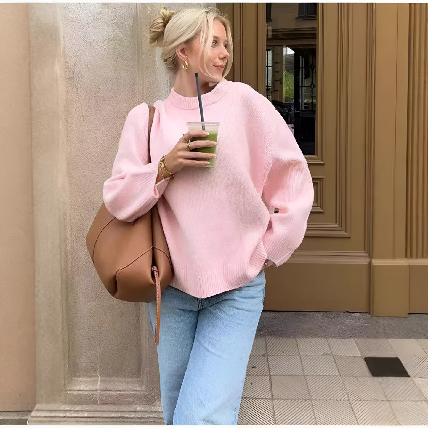 Sylis | Cozy Pink Sweater