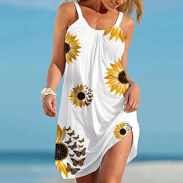 Sylis | Chic Sunflower Dress