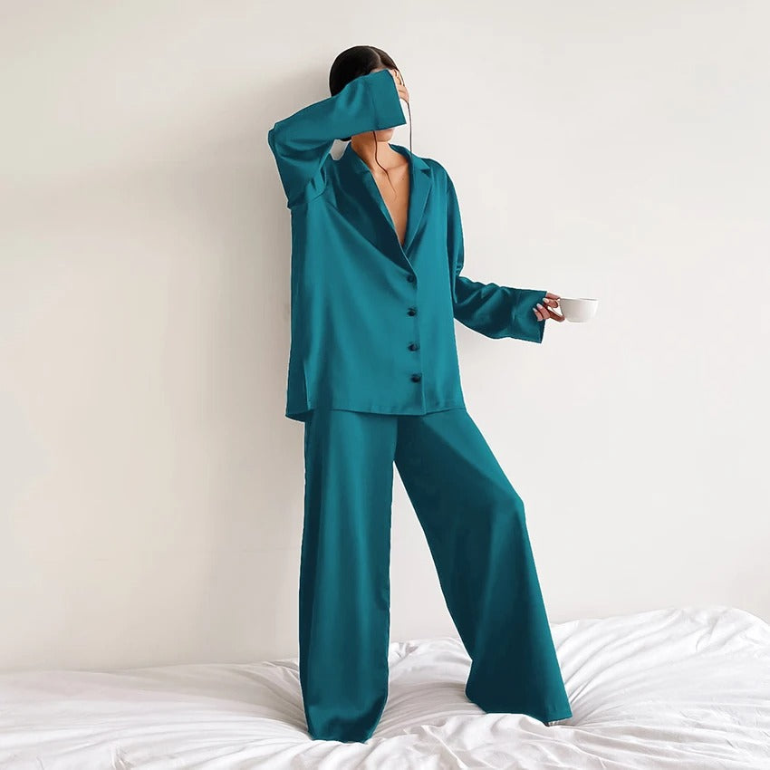 Sylis | Silky Elegance Oversized Pajama Set