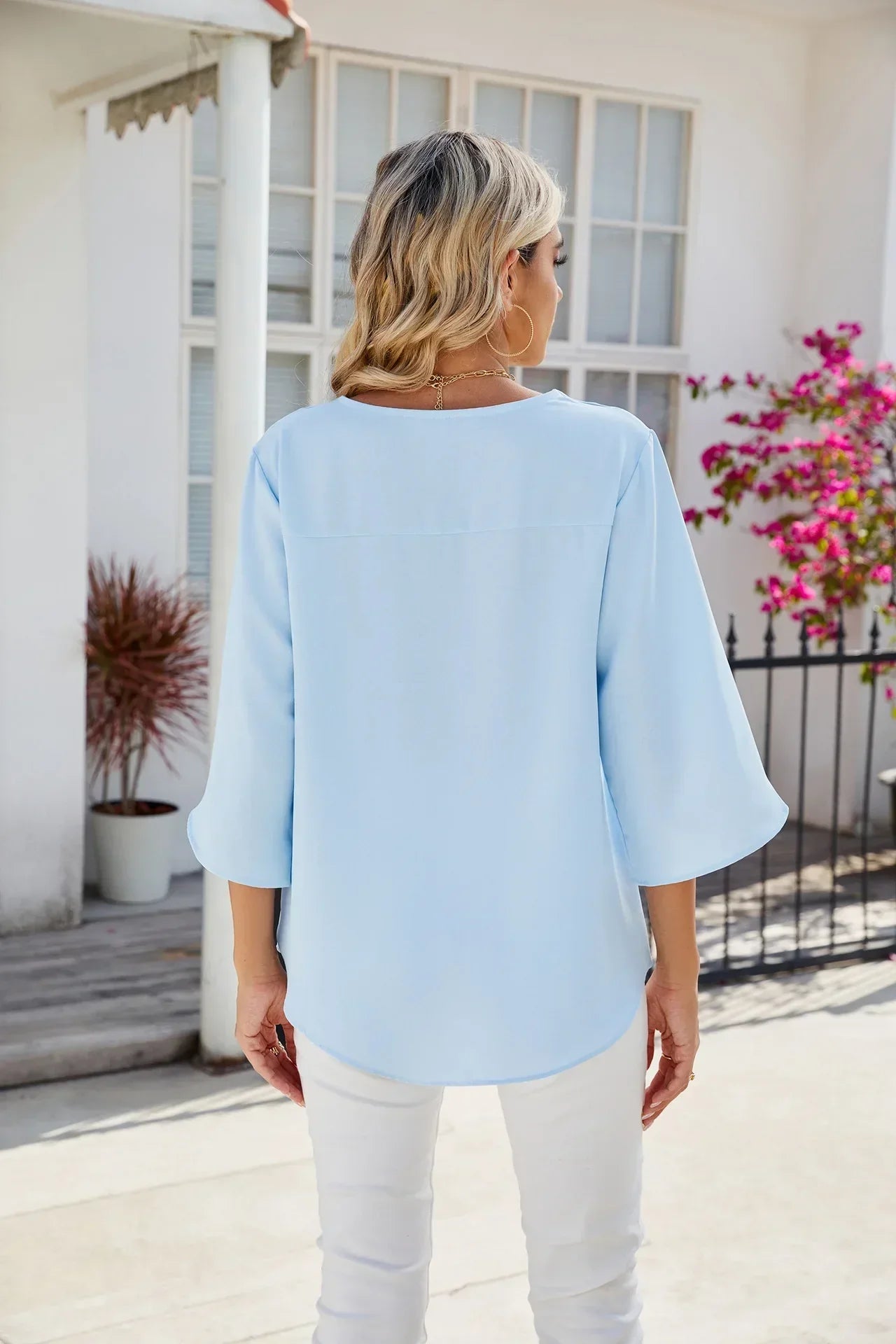 Sylis | Effortles Style V-Neck Blouse