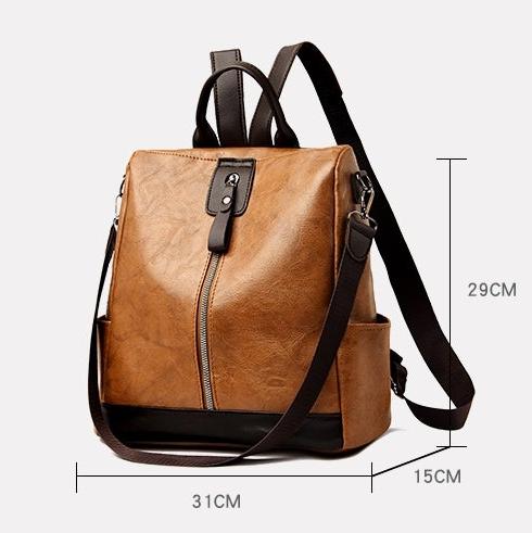 Sylis | Classic Leather Backpack