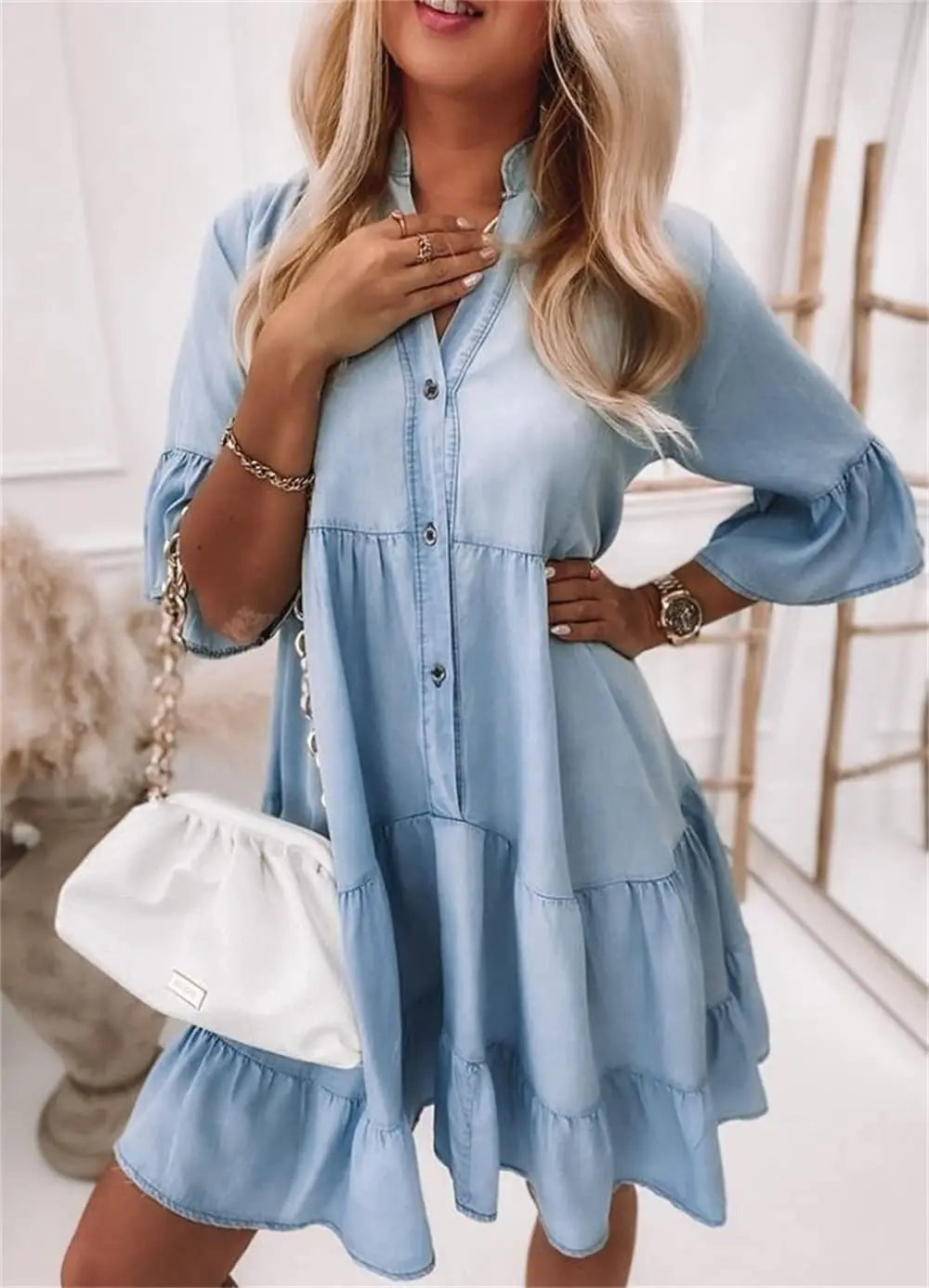 Sylis | Denim Style Dress